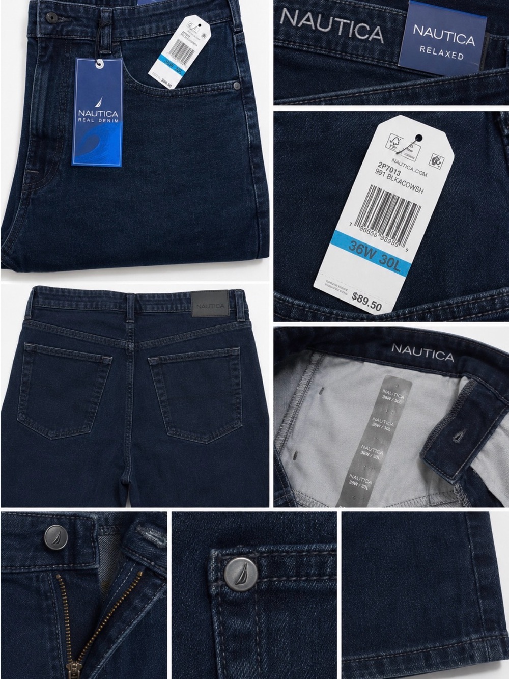 Nautica Men’s Relaxed Fit Jeans – Size 36x30 – NWT